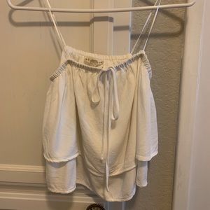 White crop top